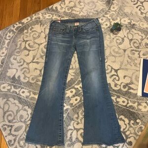 Bell bottom true religion jeans 28 short.